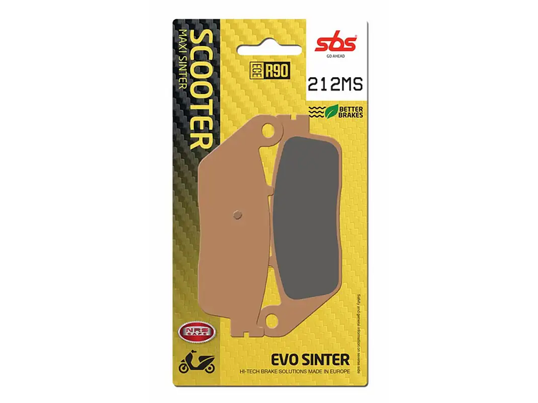 Pastilhas de Travão 212MS Kymco Xciting 400/500 - SBS 1