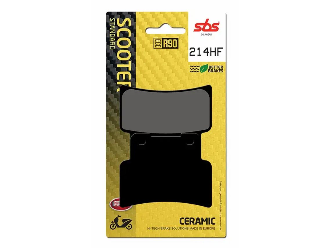 Pastilhas de Travão 214HF Kymco Xciting 400 - SBS 1