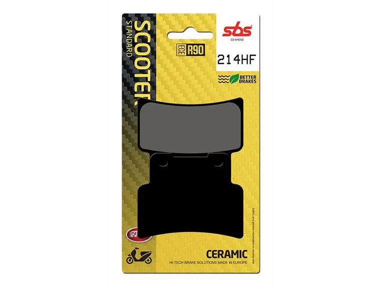 Pastilhas de Travão 214HF Kymco Xciting 400 - SBS 1