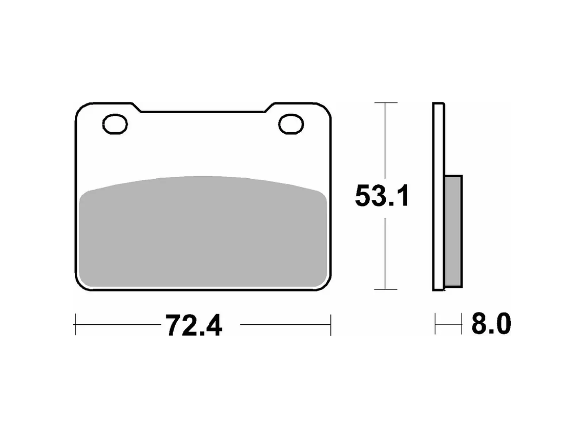 Pastilhas de Travão 215HF Sym Maxsym - SBS 2