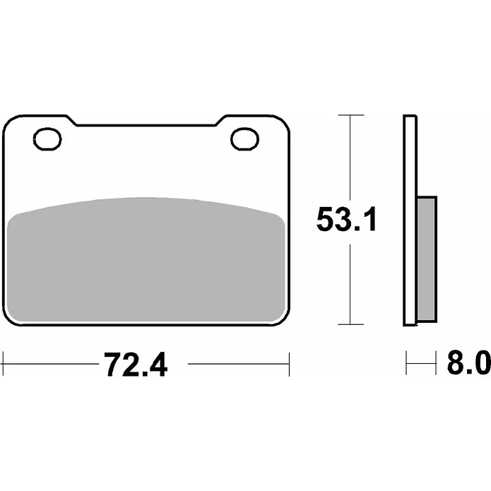 Pastilhas de Travão 215HF Sym Maxsym - SBS 2