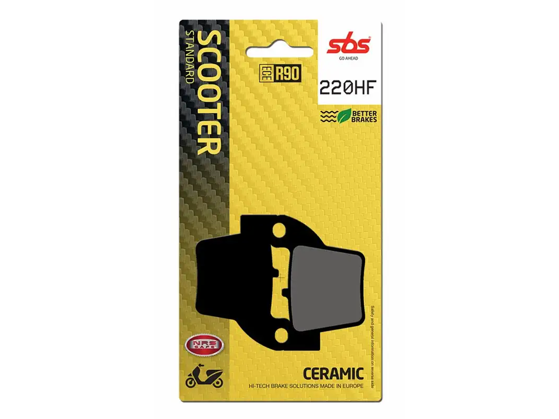 Pastilhas de Travão 222CT Yamaha Tricity - SBS 1