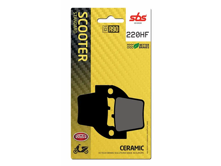 Pastilhas de Travão 222CT Yamaha Tricity - SBS 1