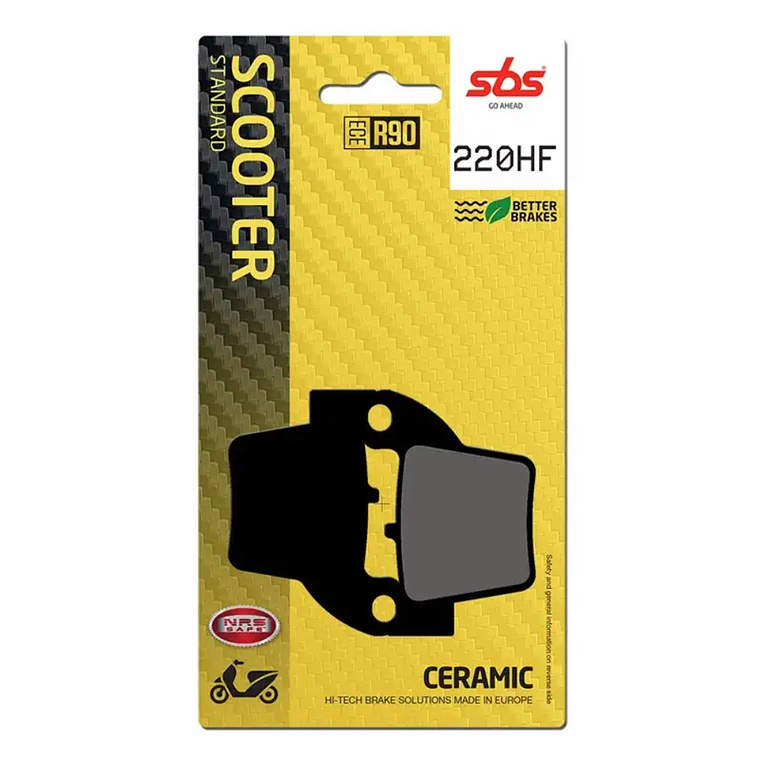 Pastilhas de Travão 222CT Yamaha Tricity - SBS 1