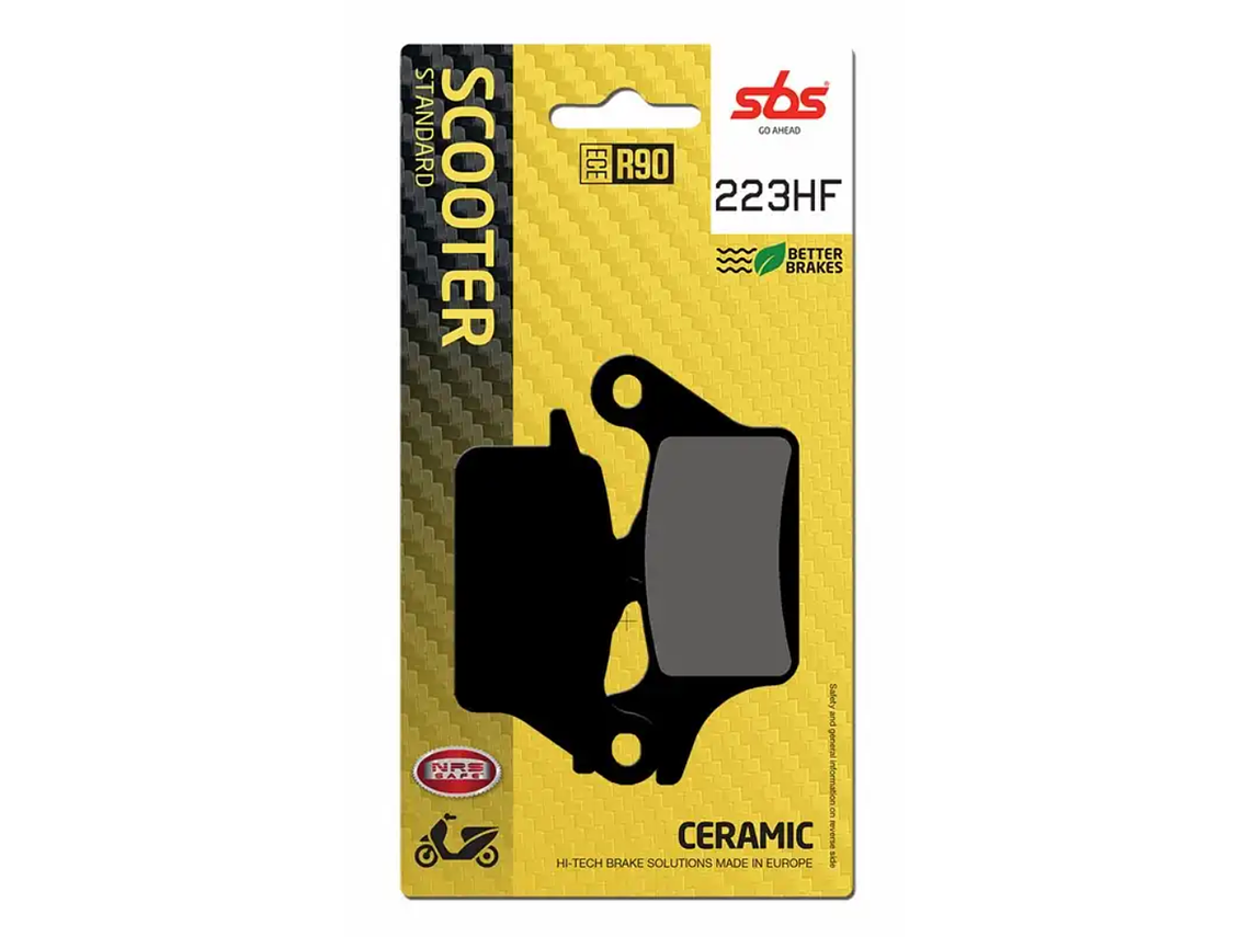 Pastilhas de Travão 223HF Yamaha Tricity - SBS 1