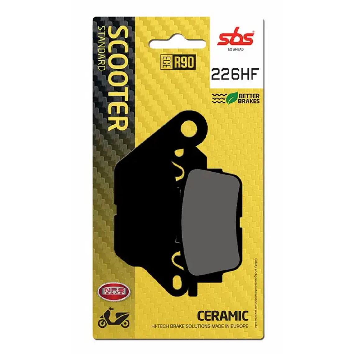 Pastilhas de Travão 226HF - SBS 1