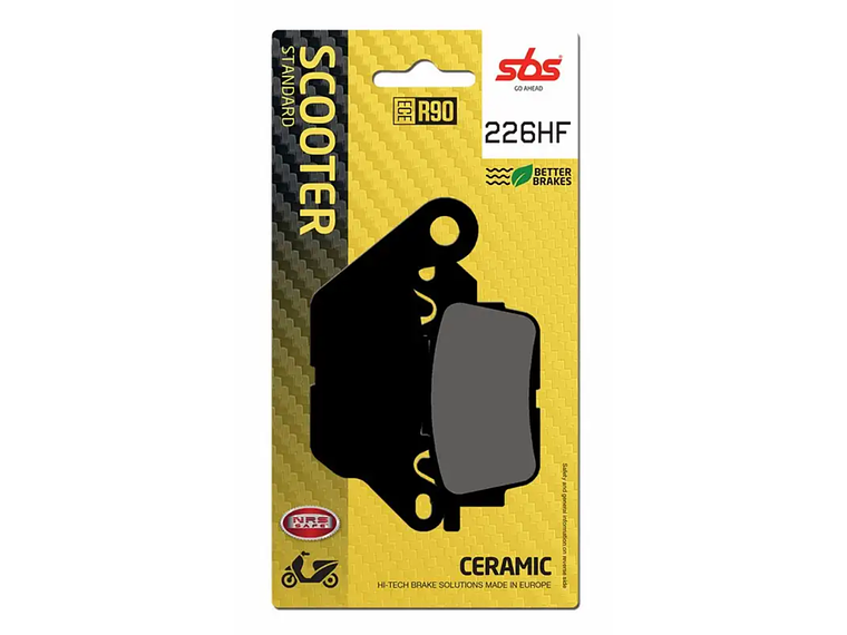 Pastilhas de Travão 226HF - SBS 1