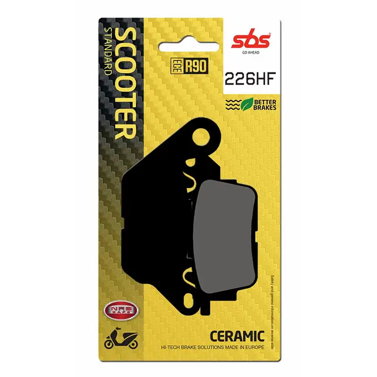 Pastilhas de Travão 226HF - SBS 1
