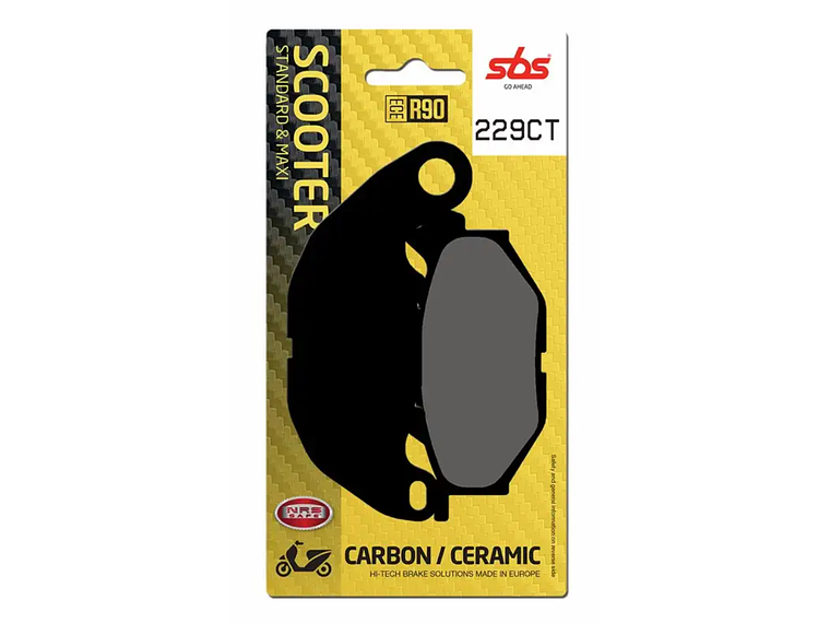 Pastilhas de Travão 229CT Yamaha X-Max 125/300 - SBS 1