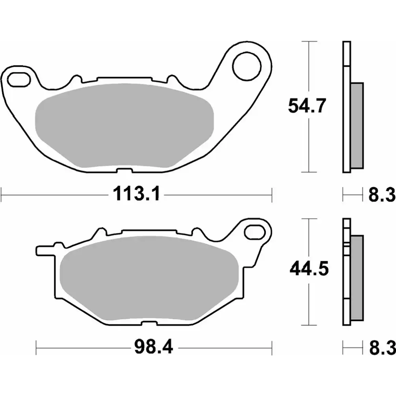 Pastilhas de Travão 229CT Yamaha X-Max 125/300 - SBS 2