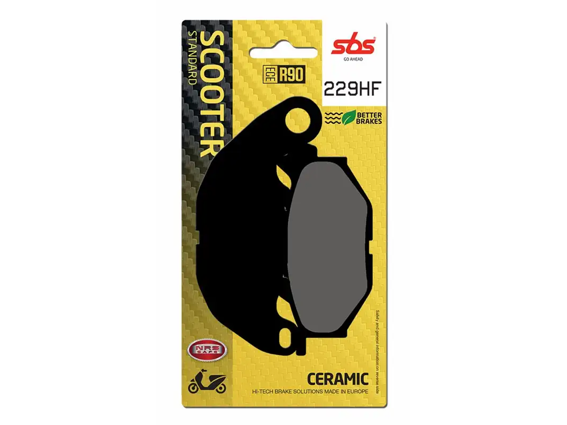 Pastilhas de Travão 229HF Yamaha X-Max 125/300 - SBS 1