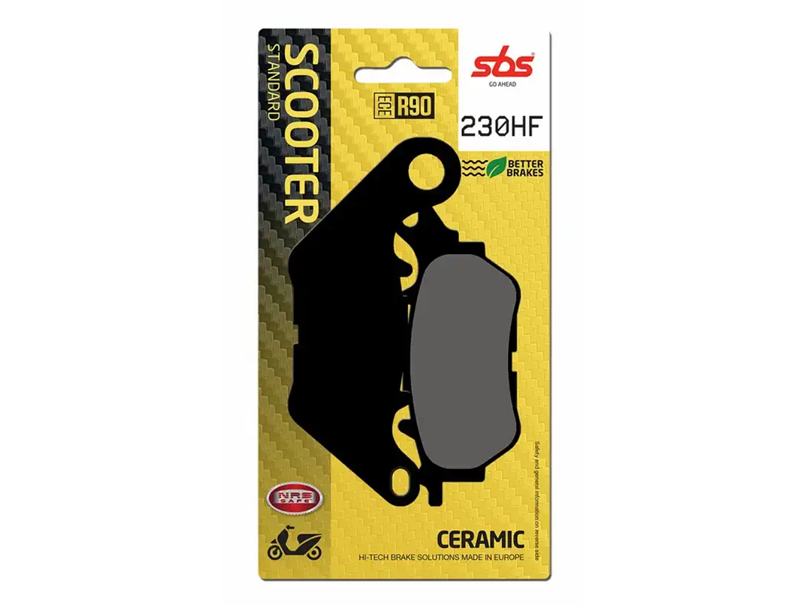 Pastilhas de Travão 230HF Yamaha X-Max 125/300 - SBS 1