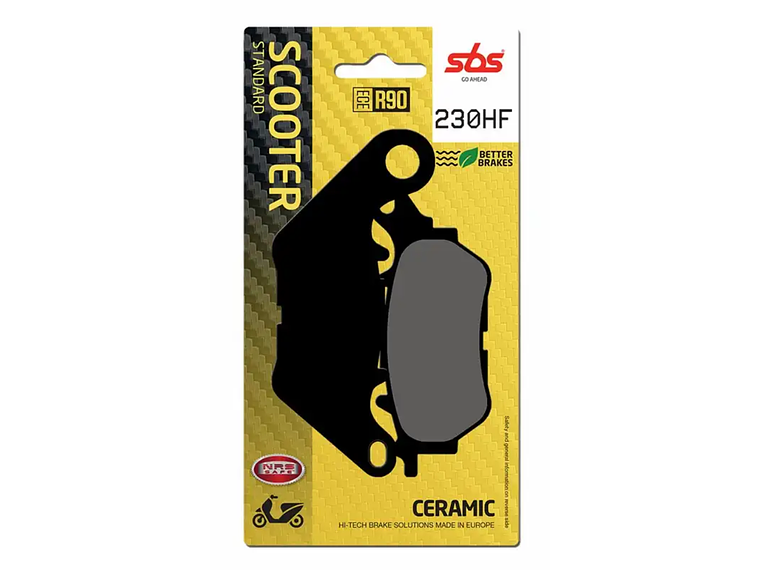 Pastilhas de Travão 230HF Yamaha X-Max 125/300 - SBS 1