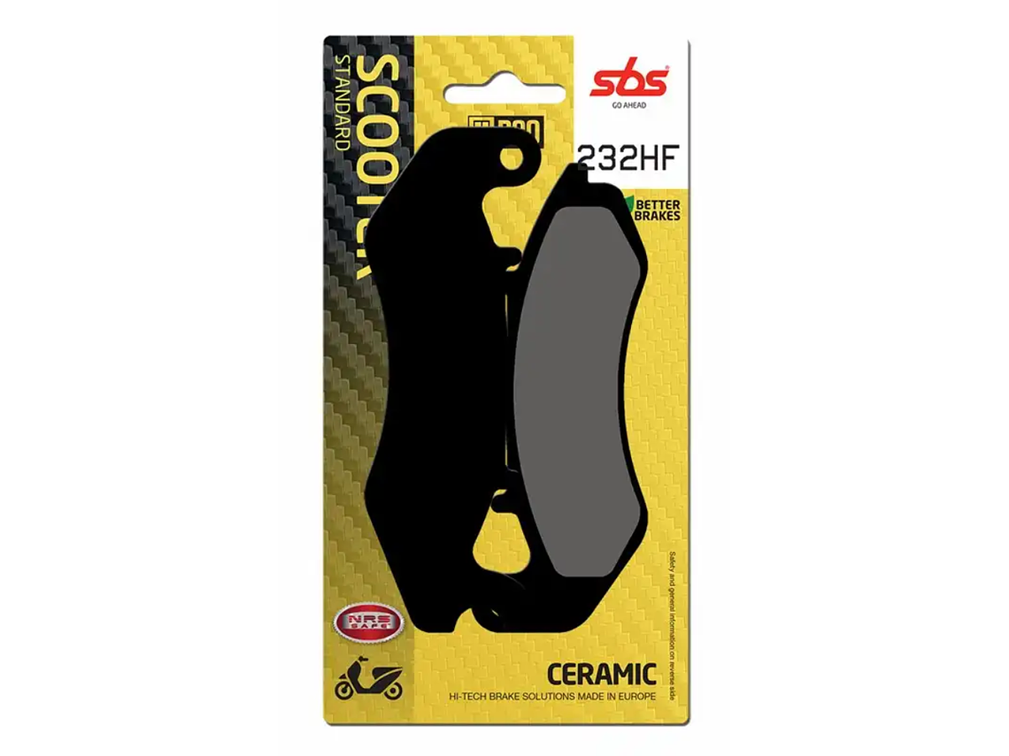 Pastilhas de Travão 232HF - SBS 1