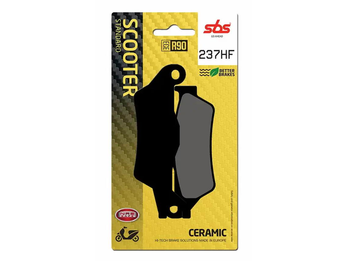 Pastilhas de Travão 237HF - SBS 1