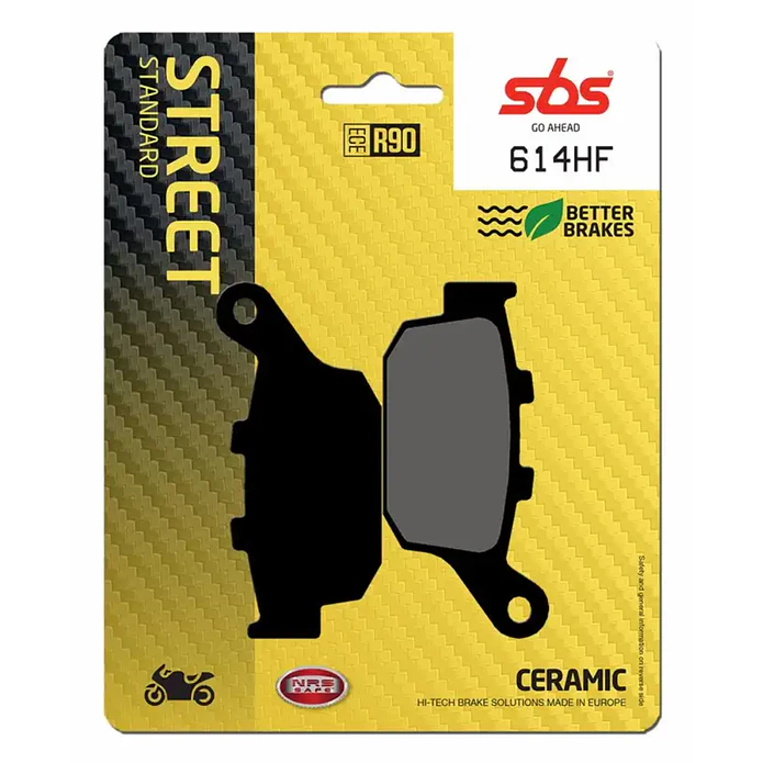 Pastilhas de Travão Honda CB Super Four 400 614HF - SBS 1