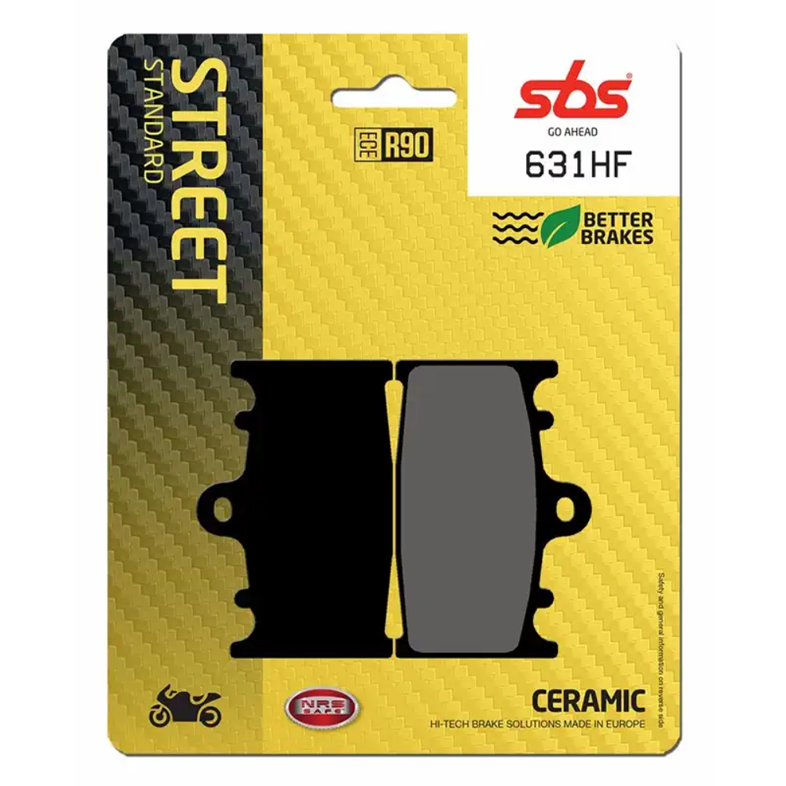 Pastilhas de Travão 631HF - SBS 1