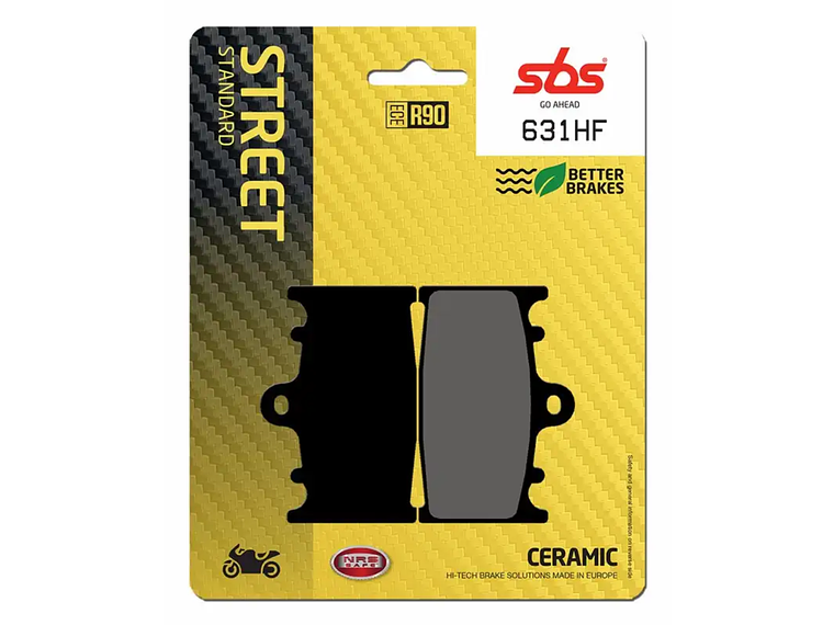 Pastilhas de Travão 631HF - SBS 1