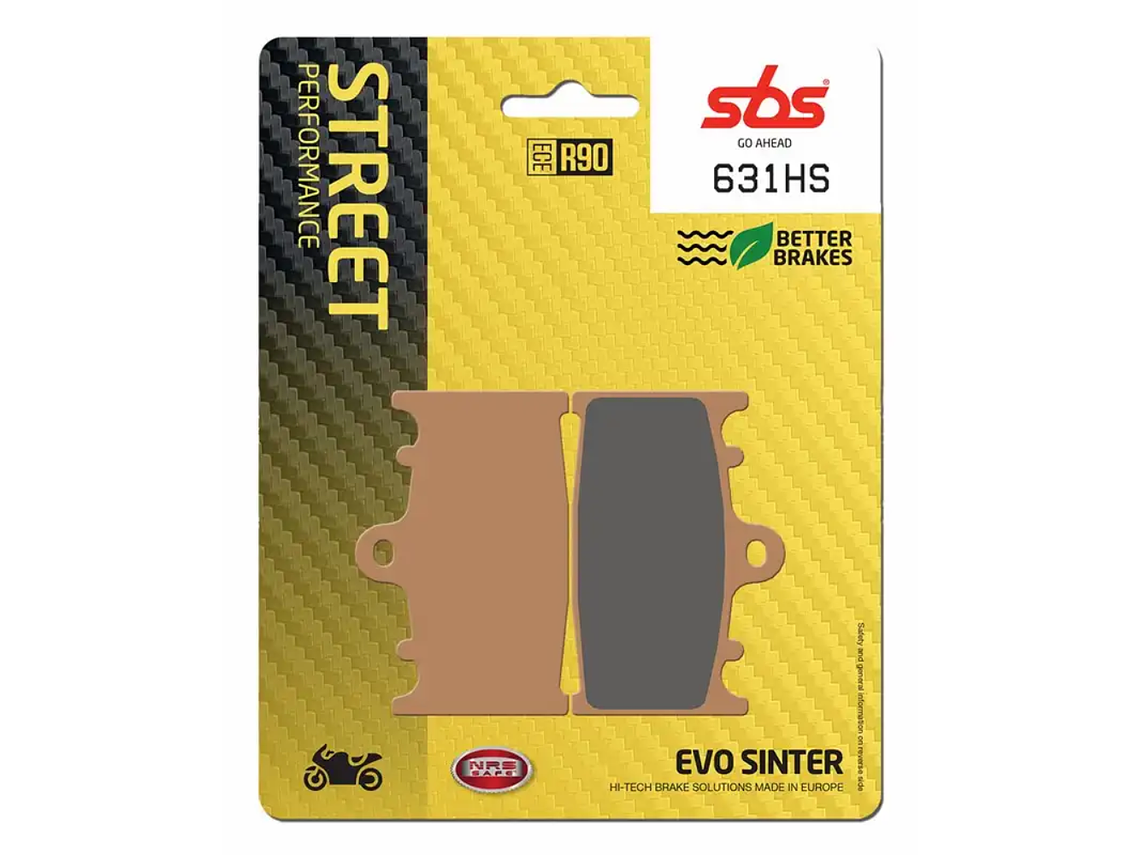 Pastilhas de Travão 631HS - SBS 1