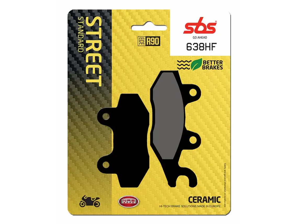 Pastilhas de Travão 638HF - SBS 1