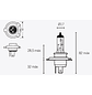 Lâmpada H4 Halogéneo (Branco)  - Miniatura 2