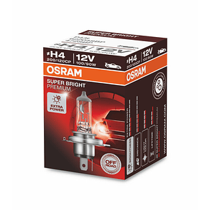 Lâmpada OSRAM Super Bright Premium H4 12V 100/80W 