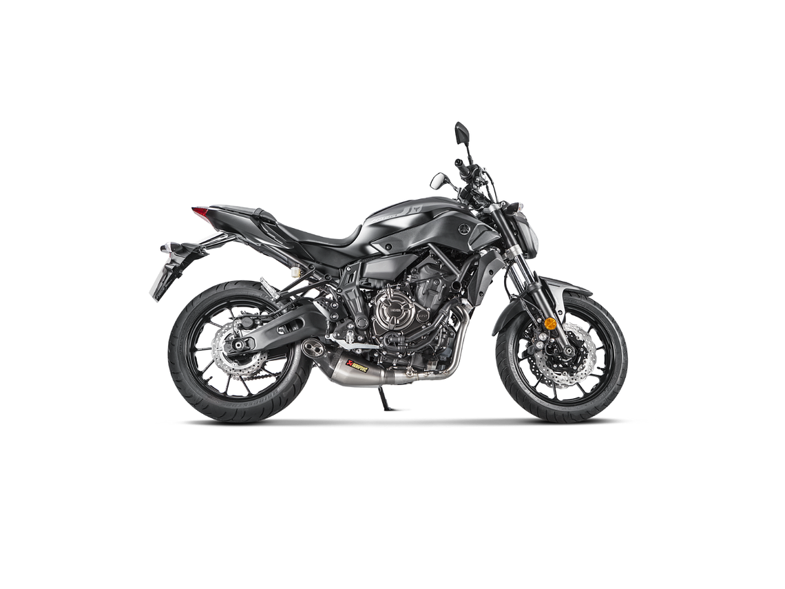 Escape Akrapovic Titanium e Carbon Yamaha MT-07 / Tracer 700 / XSR 700  2