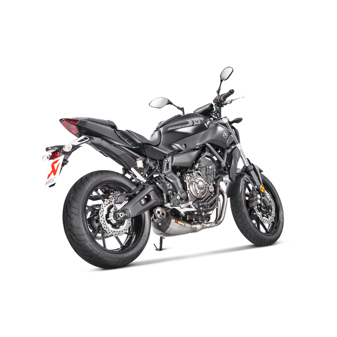 Escape Akrapovic Titanium e Carbon Yamaha MT-07 / Tracer 700 / XSR 700  3