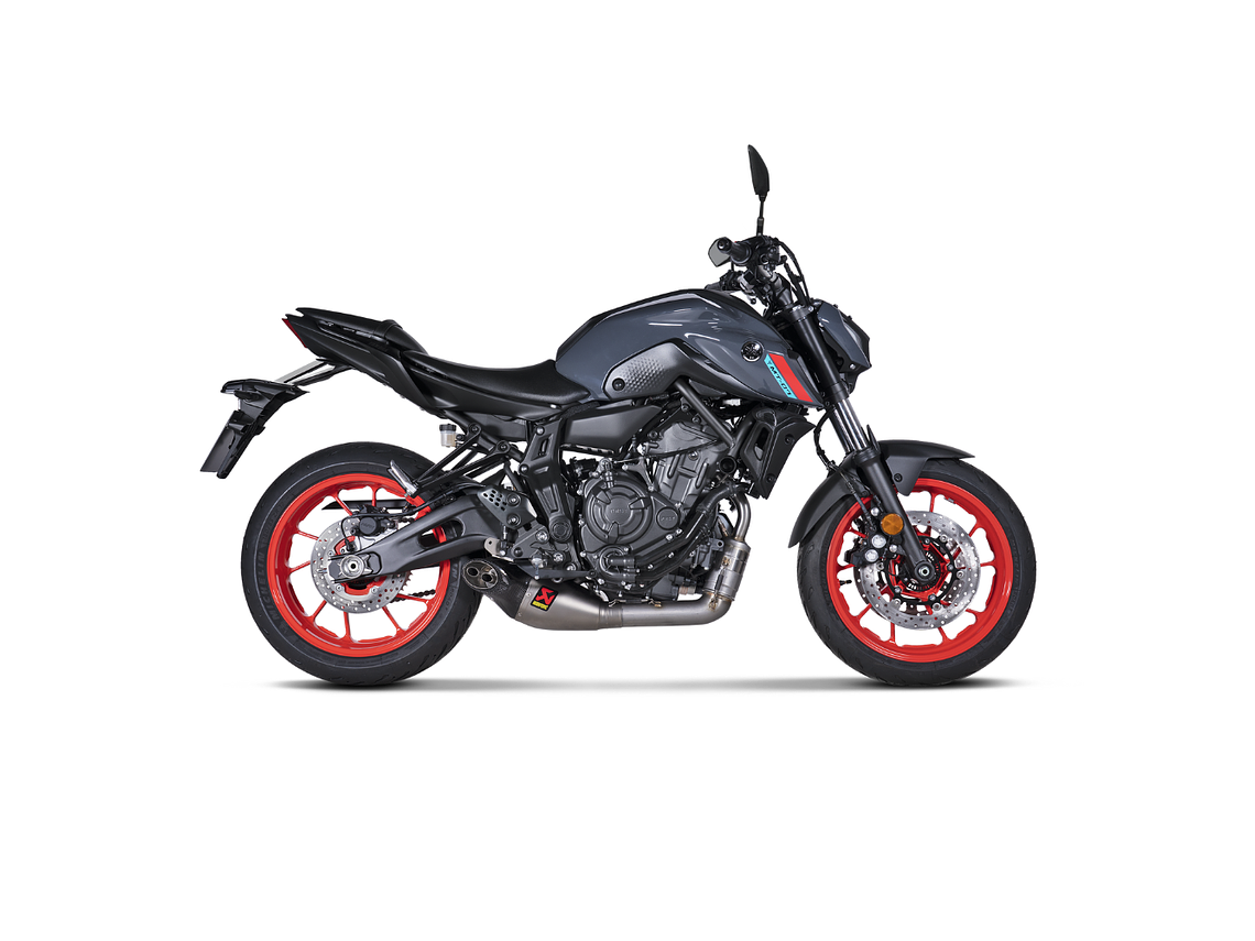 Escape Akrapovic Titanium e Carbon Yamaha MT-07 / Tracer 700 / XSR 700 Euro 5 2