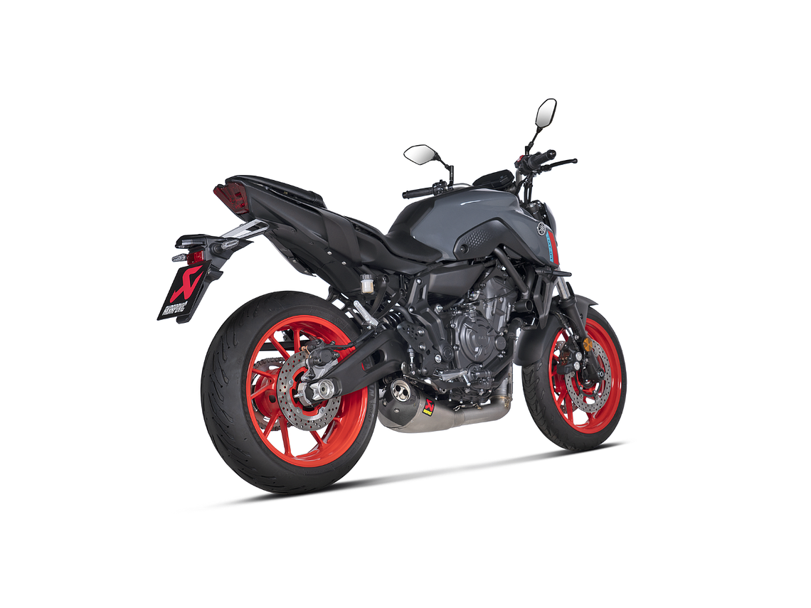 Escape Akrapovic Titanium e Carbon Yamaha MT-07 / Tracer 700 / XSR 700 Euro 5 3