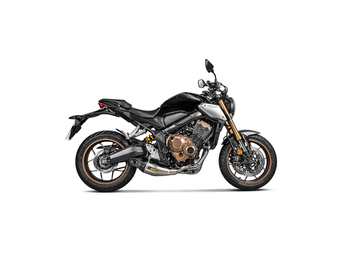Escape Akrapovic Titanium (Carbono) CB650R / CBR650R / CB650F  2