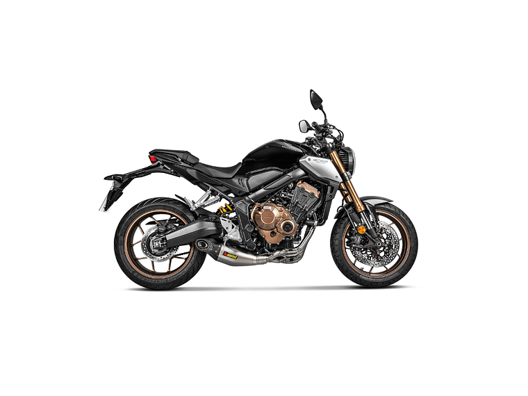 Escape Akrapovic Titanium (Carbono) CB650R / CBR650R / CB650F  2