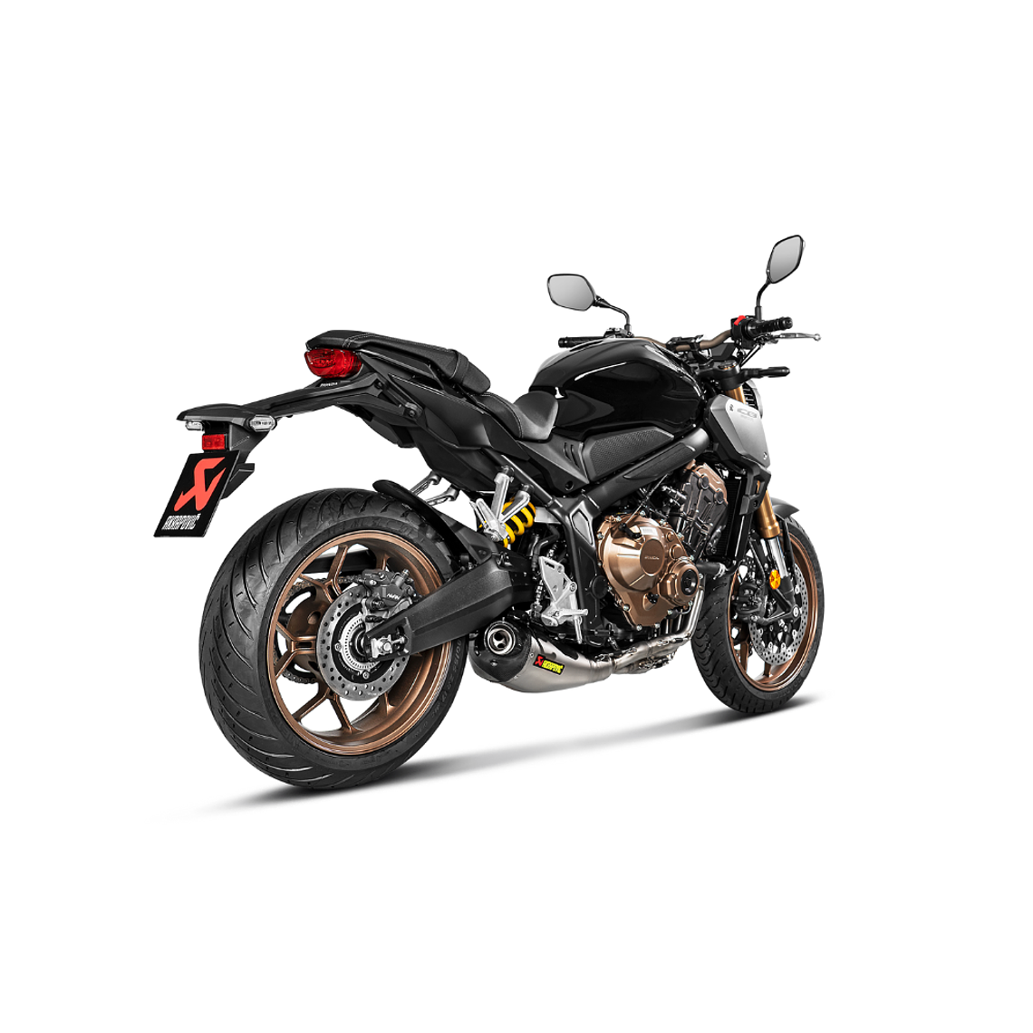 Escape Akrapovic Titanium (Carbono) CB650R / CBR650R / CB650F  3
