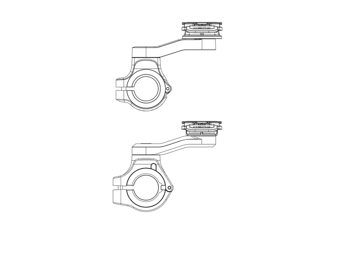 Suporte de Telemóvel para Guiador Quad Lock Pro 2