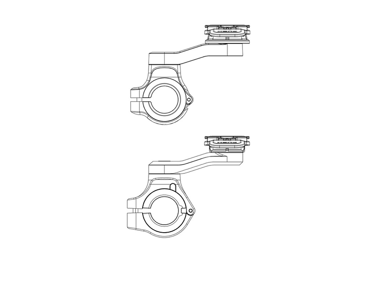 Suporte de Telemóvel para Guiador Quad Lock Pro 2