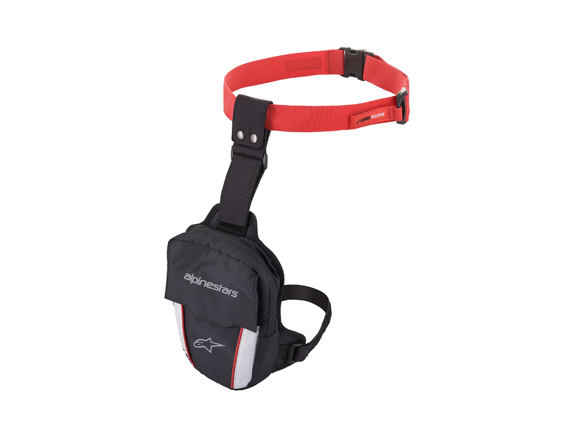 Bolsa de Perna Alpinestars Acess Black / Red / White  1