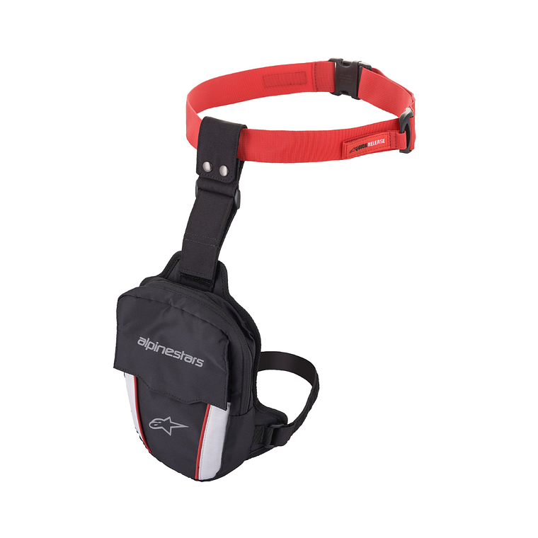 Bolsa de Perna Alpinestars Acess Black / Red / White  1