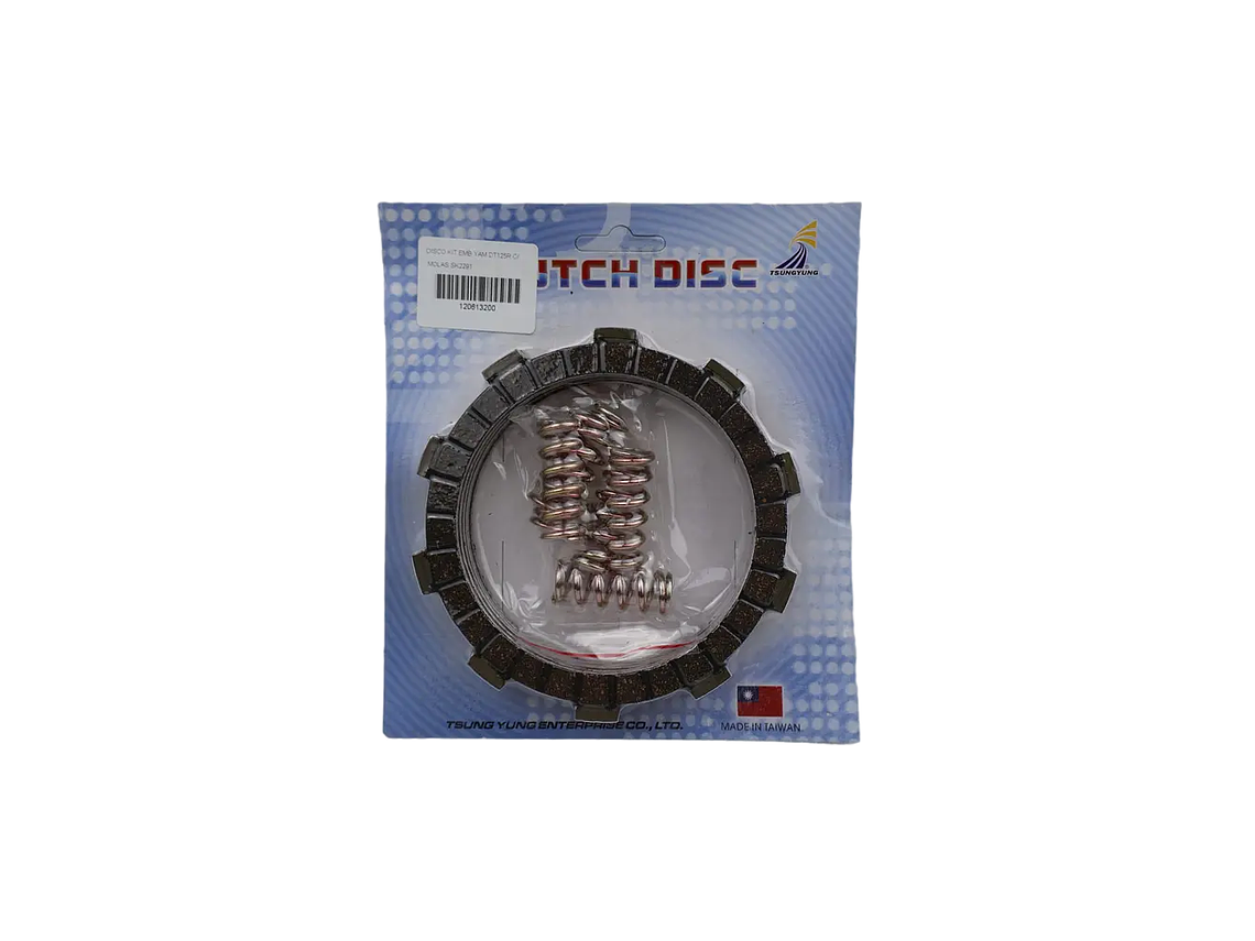 Kit Discos Embraiagem Yamaha DTR 125 c/ Molas  1