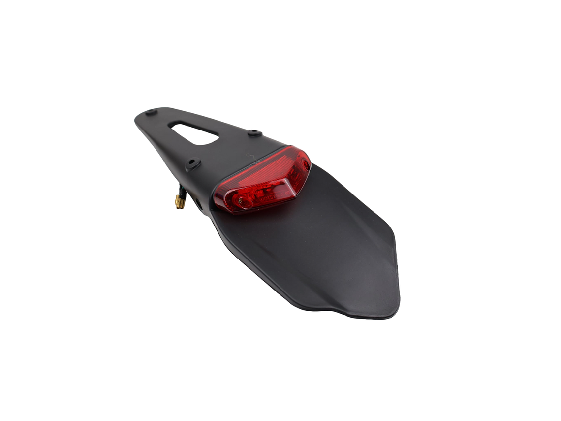 Guarda Lamas Traseiro Universal c/Farolim LED (Vermelho)  1