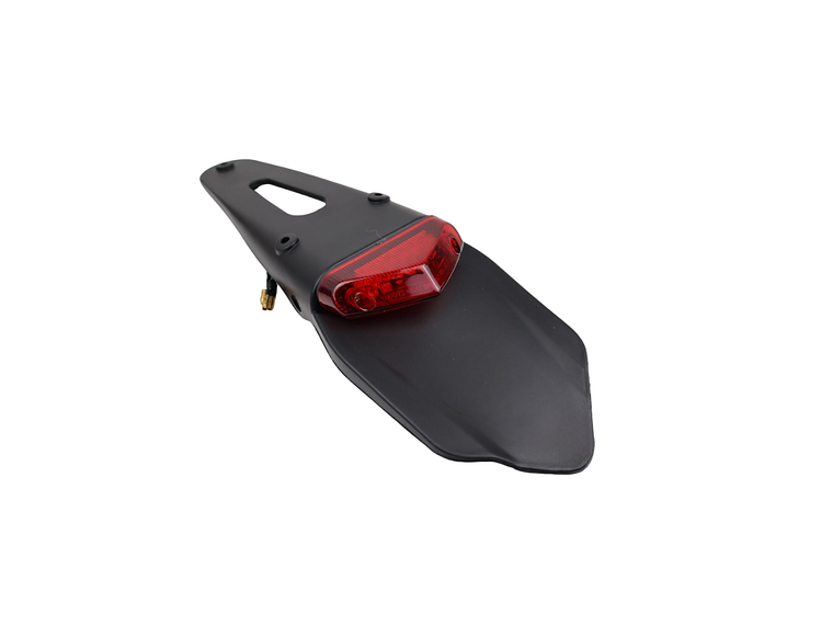 Guarda Lamas Traseiro Universal c/Farolim LED (Vermelho)  1