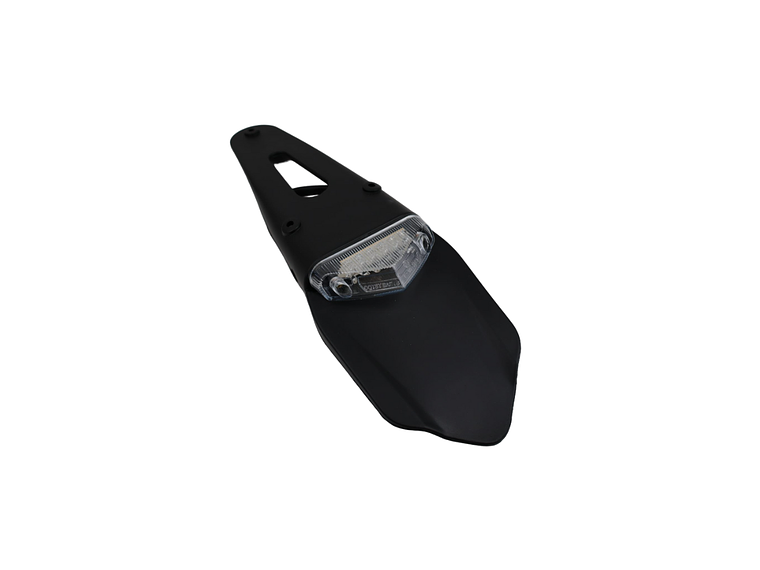 Guarda Lamas Traseiro Universal c/Farolim LED (Branco)  1