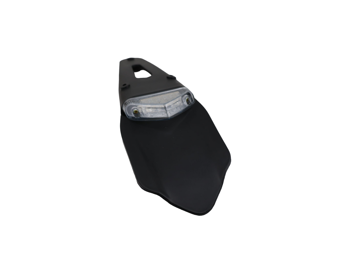 Guarda Lamas Traseiro Universal c/Farolim LED (Branco)  2