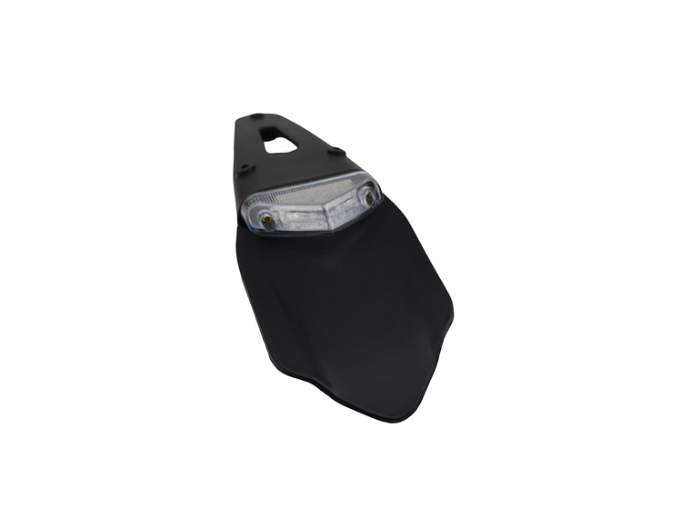 Guarda Lamas Traseiro Universal c/Farolim LED (Branco)  2