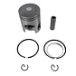 Pistão Yamaha CT50S / Target / BWS 40.75 TW SA0703 - vignette 2