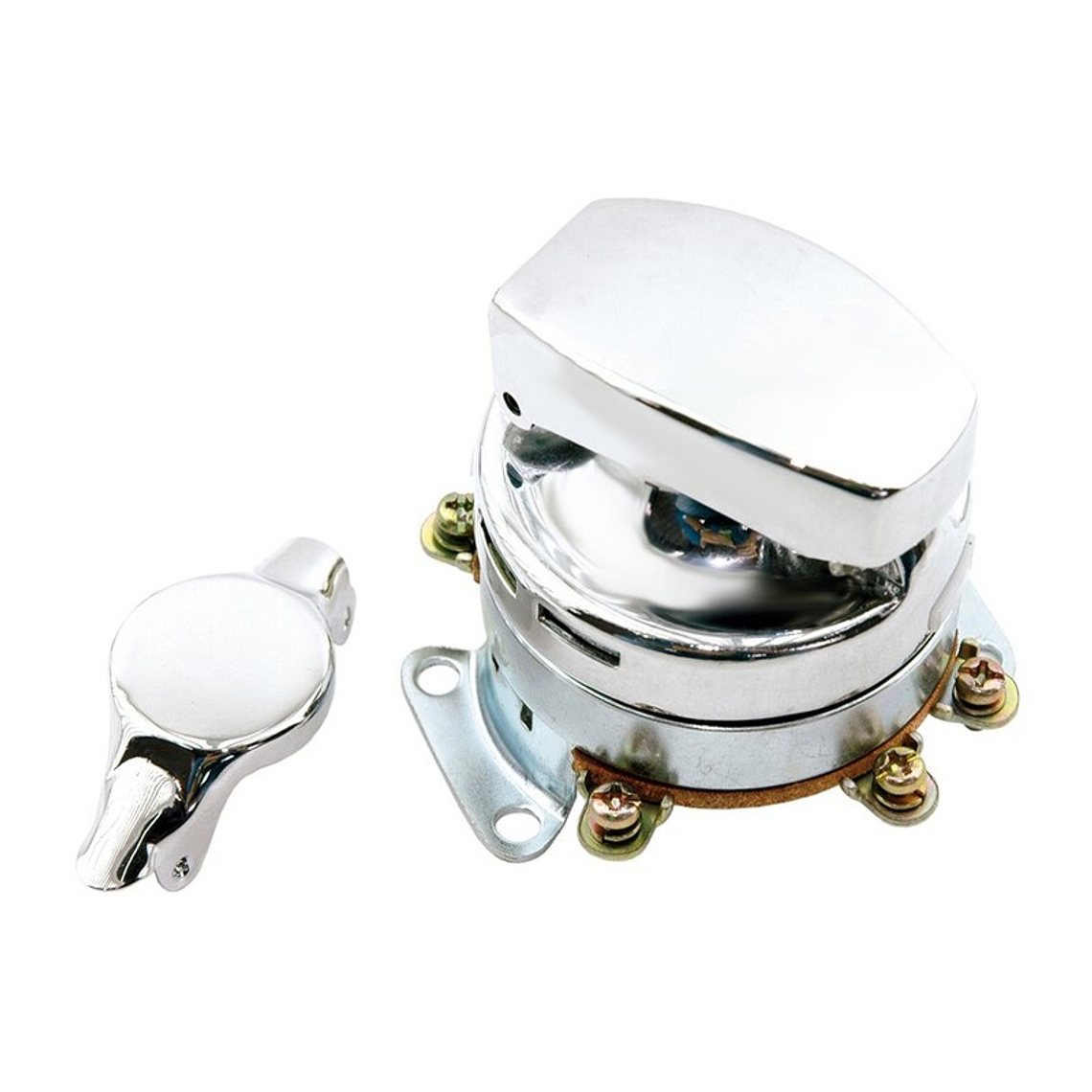 Fechadura tipo Harley Cromado 1