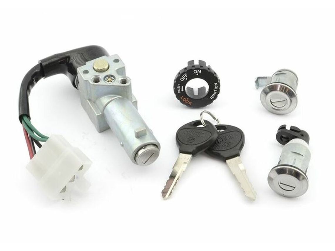 Jogo Fechaduras Kymco KB50 /K12 /Scout 1