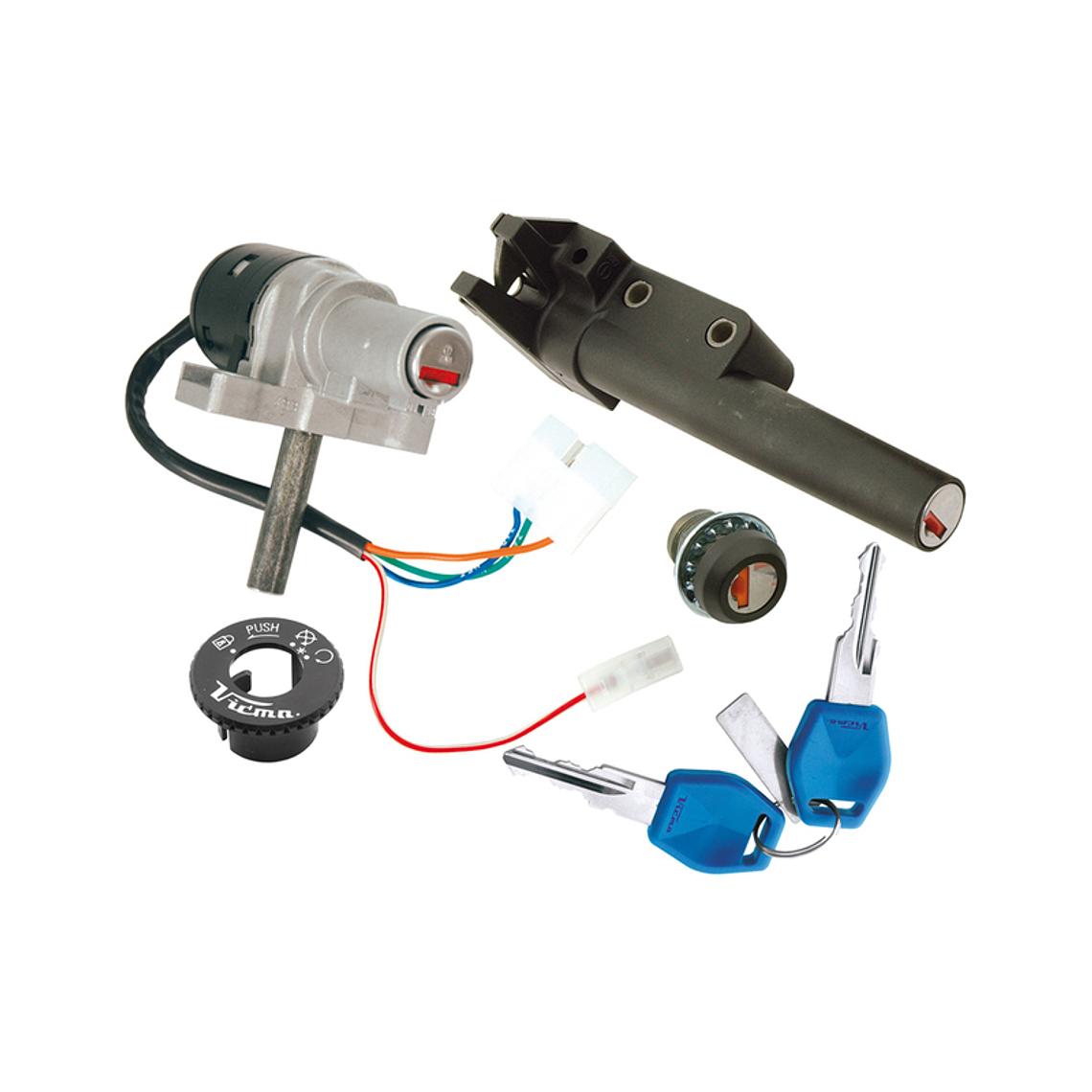 Jogo Fechaduras Aprilia SR 125/150 1