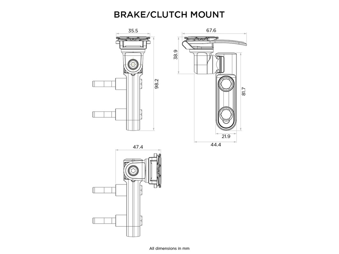 Suporte de Telemóvel Apoio Manete Quad Lock  2