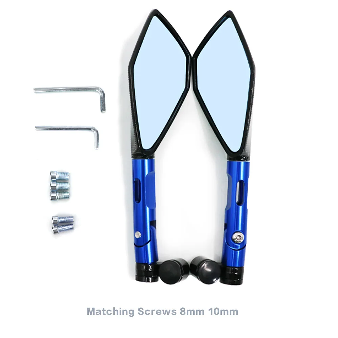 Espelhos Tipo Rizoma para Mota (Pequenos) 8