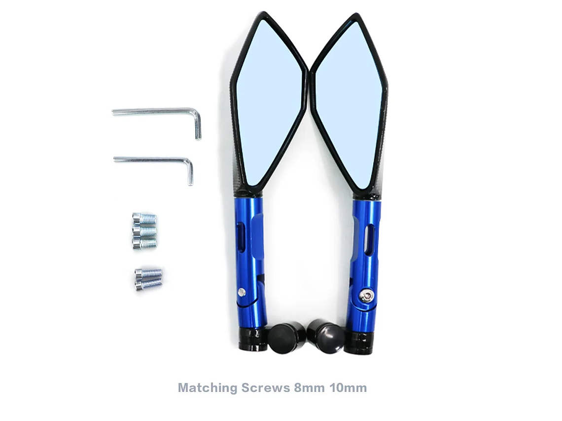 Espelhos Tipo Rizoma para Mota 8